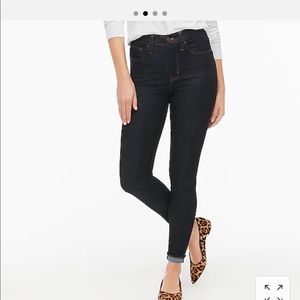 J Crew 10” High Rise Skinny Dark Wash
